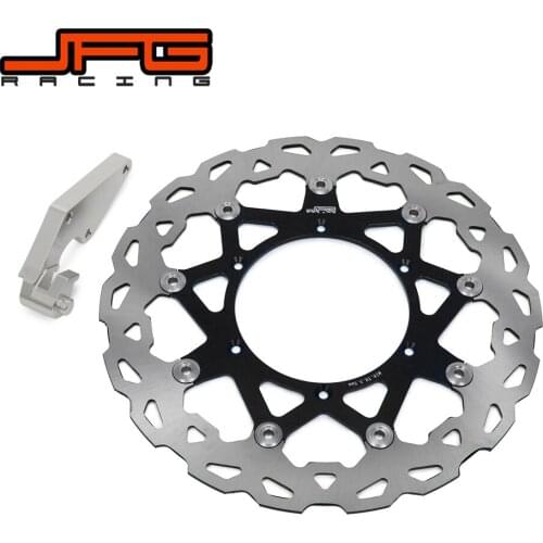 Motorcycle Front Floating Brake Discs With Bracket For YAMAHA YZ250F YZF250 2007-2015 YZ450F YZF450 2008 2009 2010 2011-2015