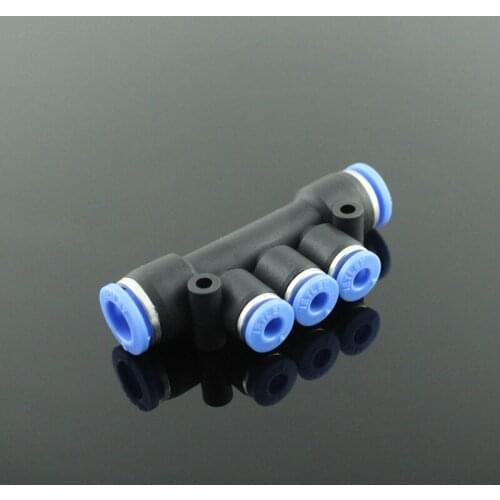 PK Union Triple PK 4/6/8/10/12 quick connector air pneumatic one touch fittings 5way air fittings vetley pneumatic