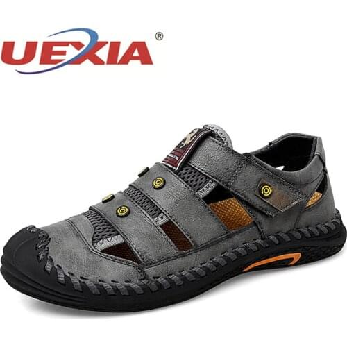 2022 Men Outdoor Sandals Flats Casual Non Slip Quick Drying Male Beach Shoes Walking Breathable Fashion Big Size 46 New Footwear