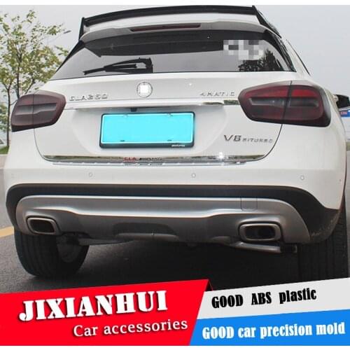 For GLA GLA200 Spoiler 2015-2017 Mercedes-Benz GLA250 GLA45 GLA260 Spoiler ABS plastic Material Car Rear Wing Color Rear Spoiler