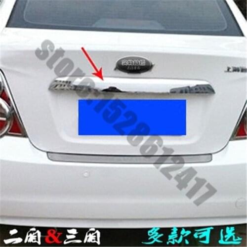 Car styling for Chevrolet Aveo 2011~2013 ABS Chrome car Rear Trunk Lid Cover Trim