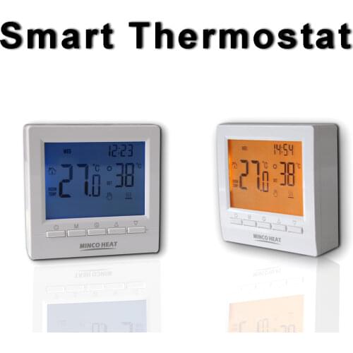 Smart Thermostat Electric Gas Boiler Heating Thermostat Programmable Temperature Controller Digital LCD Wireless Thermostat