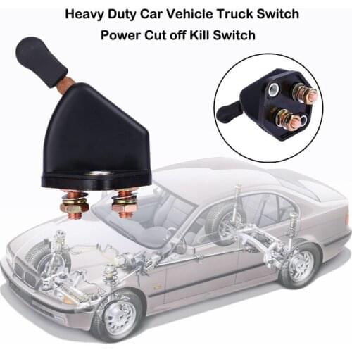 CARPRIE Battery Switch 1Pcs Heavy Duty Car Vehicle Truck Switch Master Isolator Power Cut off Kill Switch ap12
