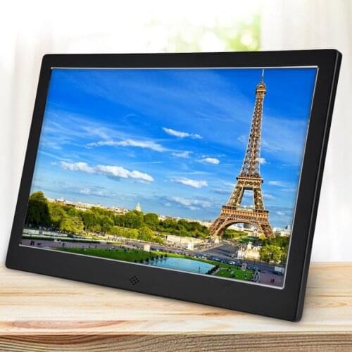 Aluminium Alloy 12 Inch LED Backlight HD 1080P Full Function Digital Photo Frame Electronic Album Digitale Picture Music Vide