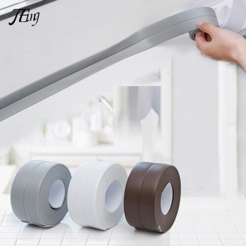 2.2cmx320cm Self-adhesive Kitchen Bathroom Ceramic Stickers Tape Waterproof Anti-moisture Pvc Wall Corner Line Sink Sticker