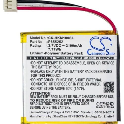 Cameron Sino 2100mah battery for HARMAN/KARDON Esquire Mini P655252 batteries