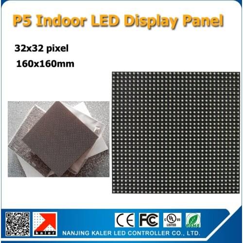 Free shipping 2pcs a lot 32x32pixel 160x160mm 3528SMD rgb led panel P5 indoor led panel
