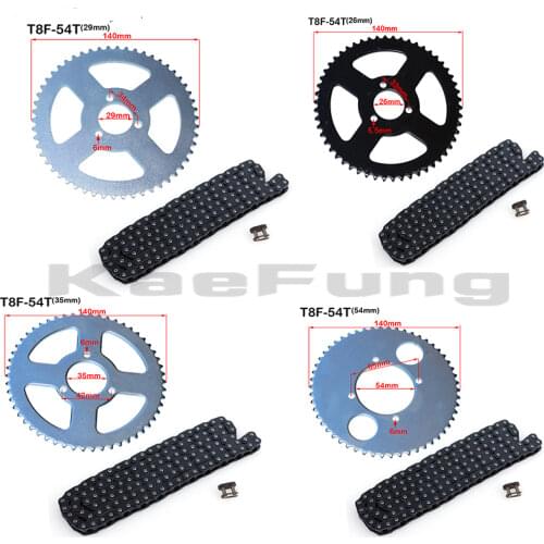 Motorcycle parts 2 stroke Rear Sprocket chain Mini Moto ATV Quad Dirt Pit Pocket Bike Cross 47cc 49cc Parts