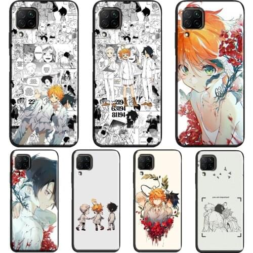 The Promised Neverland Ray Emma Norman Case For Huawei P40 P30 P20 Mate 20 Lite P Smart Z 2019 2021 Nova 5T Honor 20 Pro 9X 8X