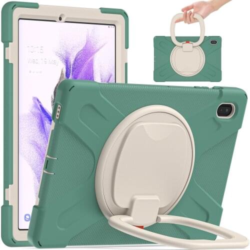 For Samsung Galaxy Tab S7 FE 12.4" T730 2021 Cover Shockproof Armor Rugged Duty Tablet Case For Samsung Tab SM-T730 SM-T735 Case