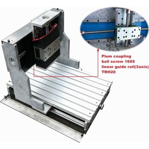 CNC Frame 3040 Linear Guideway DIY Engraving Drilling Milling Machine Square Line Rail Track for 1500W 2200W Spindle