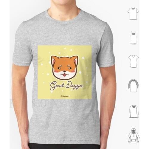 Good Doggo T Shirt Print For Men Cotton New Cool Tee Doge Shiba Shiba Inu Dog Puppy Doggo Cute Kawaii Chibi