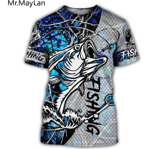3D Printed Fishing Camo Men t shirt Men Women Harajuku Fashion Tee shirt homme summer Ropa Casual Unisex tees Dropshipping