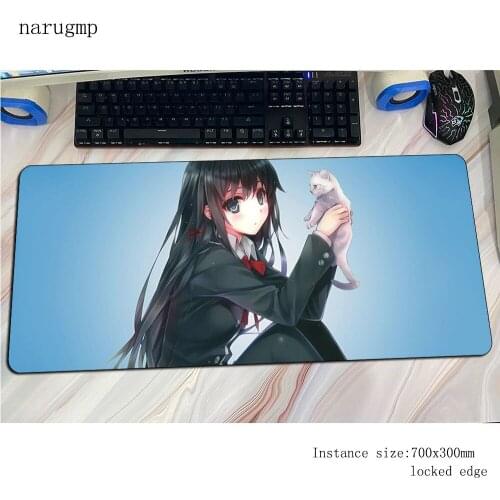 My Teen Romantic Comedy SNAFU padmouse gaming mousepad game mouse pad gamer computer Indie Pop desk mat notbook mousemat pc