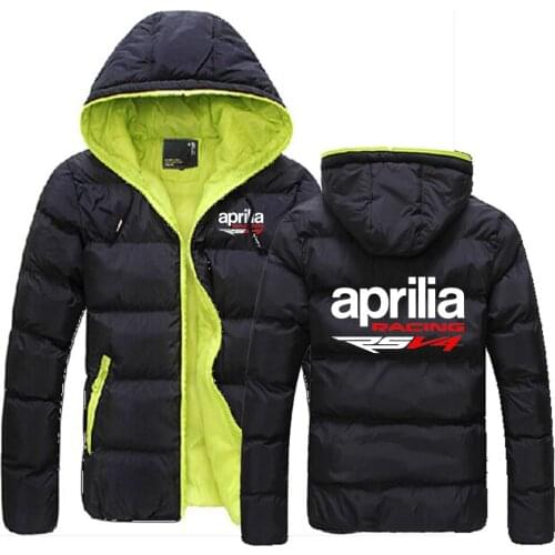 2021 Autumn Mens Hoodies Aprilia Racing RSV4 Printing Male Jacket Casual Fashion Long Sleeve Zipper Warm Coat Tops