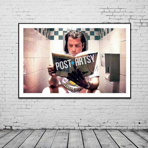 Movie Toilet Posters Vintage Quotes Funny Wall Pictures for Restroom Decor Bathroom Wall Art Canvas Painting Nordic Prints