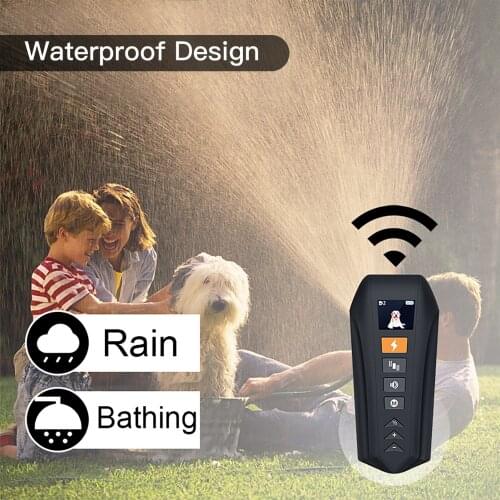 Dog electric shock collar training 1300ft Remote Collar for Small Medium Large Beep Vibration Adjustable Shock Levels All Dogs