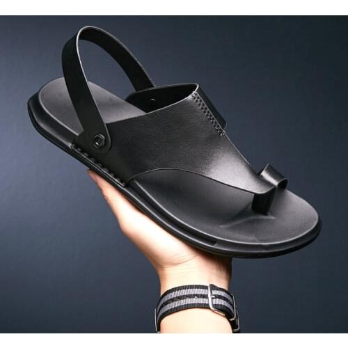 Hot Sale Sandals Mens Shoes Fashion Summer Slippers Men Casual Sandals Beach Walking Sandalias Handmade Cool Flat Designer Shoes