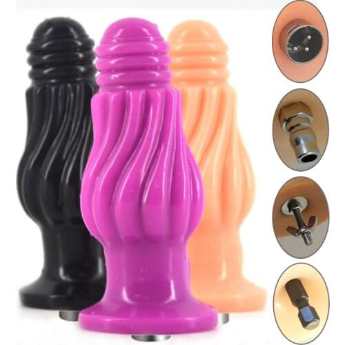 Sex Machine Attachment 3XLR Accessories Anal Bead Dildo Thread Anal Plug Sex Love Machine Penis Accessories For Woman Man Y37
