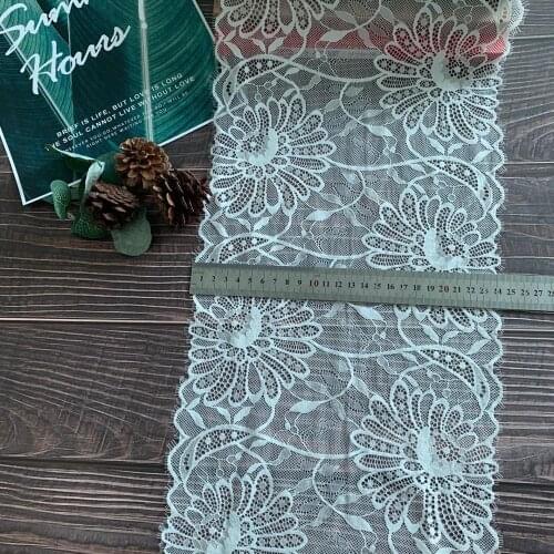 TD2979 24cm Skin-friendly, soft, elastic lace, wide lace, accessories,24cm dress, hemline, longer trim, diy