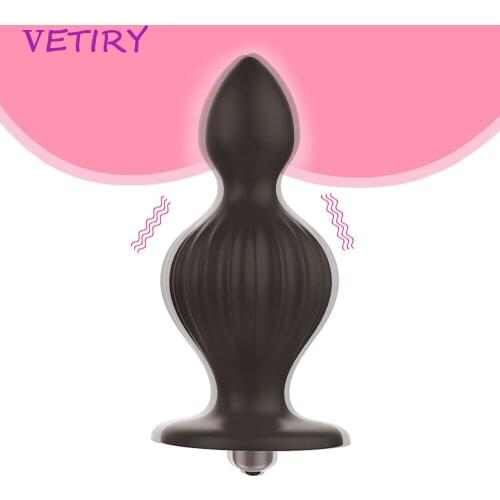 VETIRY Vibrator Anal Plug Butt Plug Vibrating Jumping Egg Sex Toys for Women Men Silicone Prostate Massager G-spot Stimulator