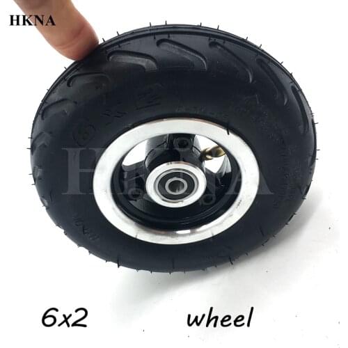 High Quality 6 Inch 6x2 Thickened Pneumatic Wheel Tires for Electric Scooter F0 Fast Rear Wheel