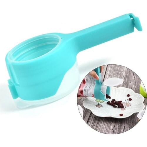 Snack Sealing Clip Seal Pour Food Storage Bag Clip Keeping Fresh Sealer Clamp With Large Discharge Nozzle Kitchen Tools