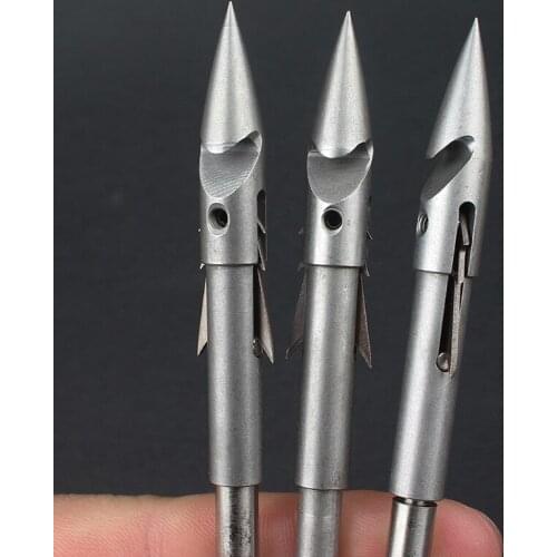1pcs Deepwater Darts Harpoons For Slingshot Fishing Darts Bowfishing Outdoor Slingshot Arrow Bullet Head Arrow Hunting Skill