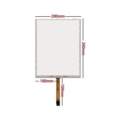 200*260 mm 260*200 New 12.1 inch resistance touch screen four line ordering cash register industrial touch panel