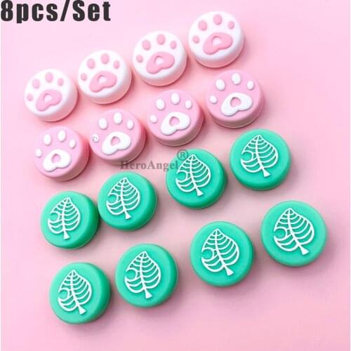 2020 Switch Lite Joy Con Silicone Joystick Thumb Grip Cover Analog Cap For Nintendo Switch NS Joy-con Controller thumbStick Grip