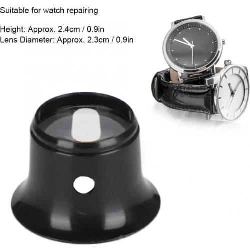 5pcs Professional Watchmaker Loupe 10X Magnifying Glasses Convenien Jewellery Repairing Tools Accessory for Watchmakers