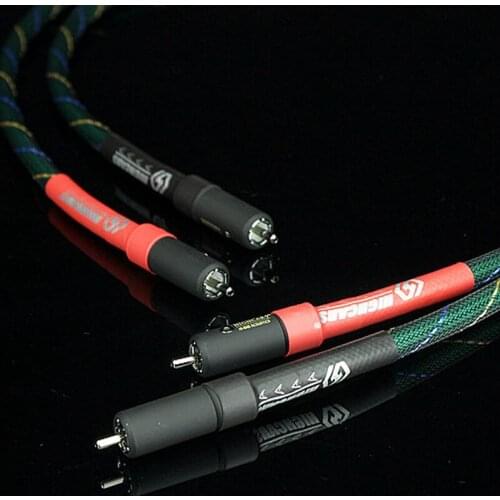 Audiophile Copper Silver Mixed RCA Cable 7N OCC Single Crystal HiFi Audio Line