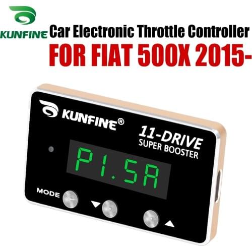 KUNFINE Car Electronic Throttle Controller Racing Accelerator Potent Booster For FIAT 500X 2015-After Tuning Parts Accessory