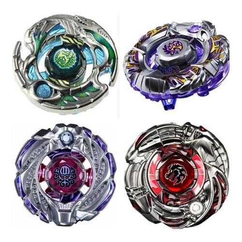 Bayblade 4pcs/lot Spinning Top Metal Fusion 4D set Metal Zero G BBG09 Thief Phoenic Compact Luncher Children kids toys BBG10