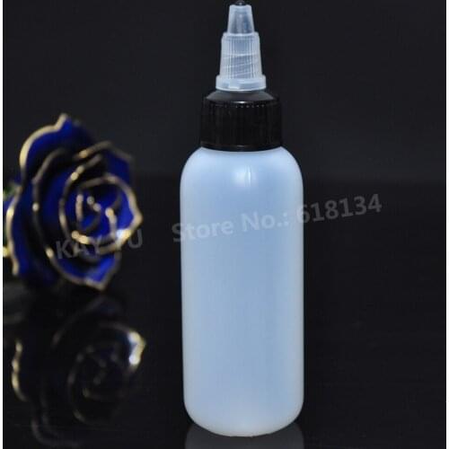 Free shipping 1000pcs 60ml PE plastic liquid twist cap dropper bottle wholesale