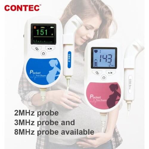 CONTEC Baby sound C C1 fetal doppler monitor+Gel