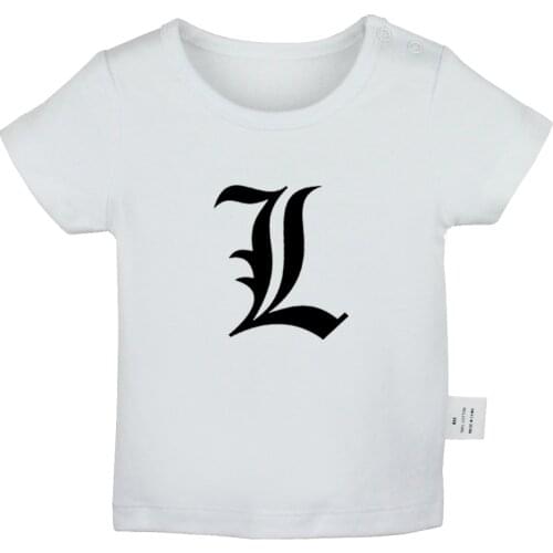 Anime Death Note Symbol GREEN DAY American Idiot Design Newborn Baby T-shirts Toddler Graphic Solid Color Short Sleeve Tee Tops