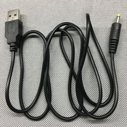 FZQWEG Cable For PSP 1000 2000 3000 USB Charging Cable USB To DC 4.0x1.7mm Plug 5V Power Charge Cable Cord