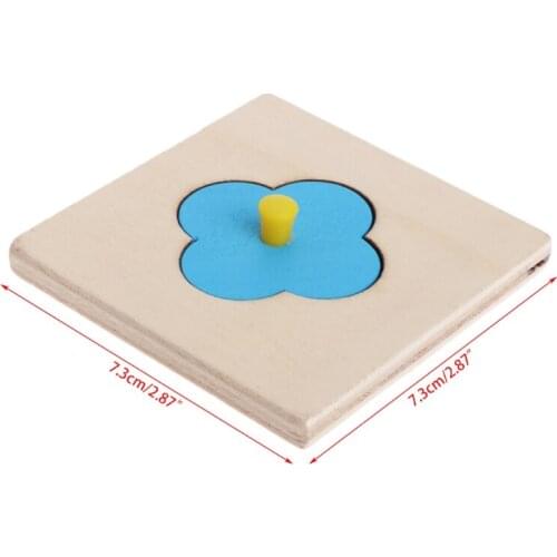 Montessori Shapes Sorting Puzzle Geometry Board Education Preschool Kids Toys