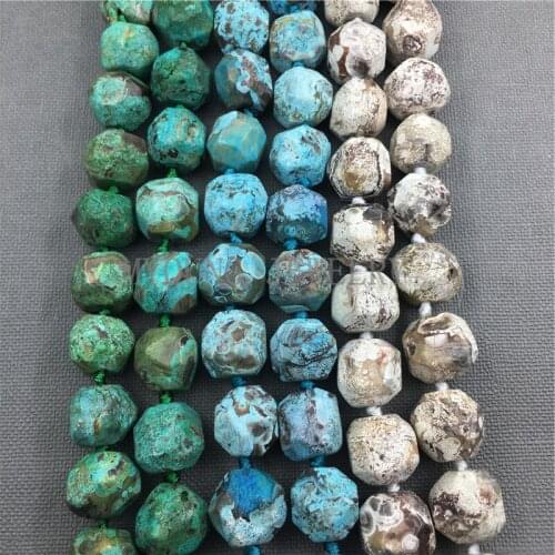 Faceted Ocean Jaspers round beads,Teal Blue Sediment Jaspers beads15.5"strand MY1107
