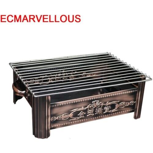 Mangal Izgara De Barbacoa Griglia Barbecue Barbeque Carbon Charcoal Kebab Parrilla Churrasco Commercial Seafood Fish Grill Plate