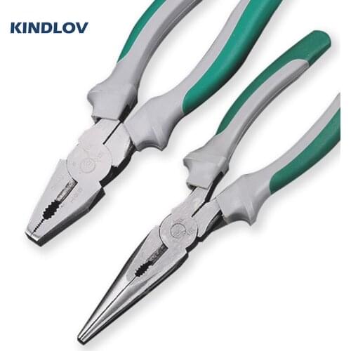 KINDLOV Wire Cutter Multitool Long Nose Pliers Cable Cutter Stripping Electrical Wire Cutting Twisting Tools For Electricians