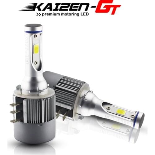 Car Headlight Lamp H15 6000K Xenon White COB LED Bulbs Daytime Running Lights DRL or High Beam For Audi BMW Mercedes Volkswagen