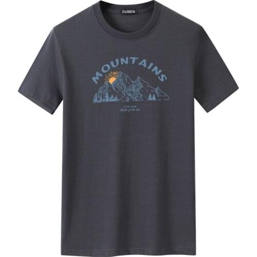 Summer S-5xl Plus Size Casual Loose Fat Short-sleeved Tops 2021 New Trendy Round Neck Simple Cotton Men T-shirt Free Shipping