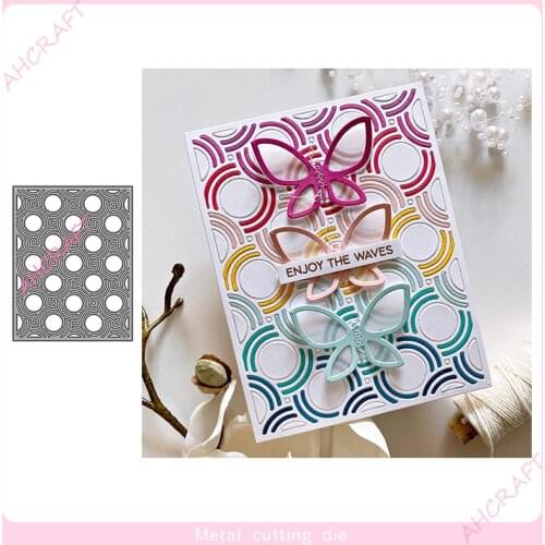 Round Hollow Frame Metal Cutting Dies for DIY Scrapbooking Photo Album Decorative Embossing Paper Card Crafts Die 2021