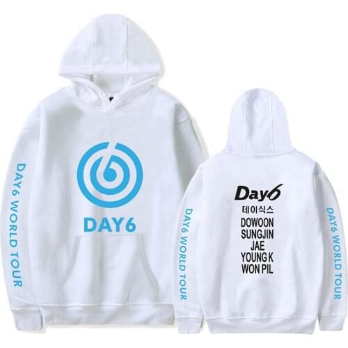 2021 New DAY6 World Tour GRAVITY Hoodies Casual Sweatshirt Men Women treetwear Harajuku Pullover Hoodie Plus Size Mens Womens