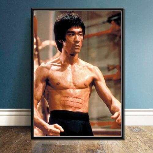 Poster Bruce Lee Posters and Prints Canvas Painting Wall Art Picture for Living Room Home Decor