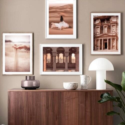 Wonderful Morocco Architecture Desert Travel Floral Posters and Prints Pictures Wall Art Canvas Painting for Home Decor