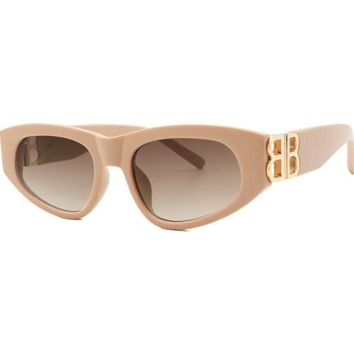 New Luxury Cat Eye Sunglasses Women 2021 Vintage Sun Glasses Men Oval Goggle Sunglass Oculos Feminino Lentes Gafas De Sol UV400