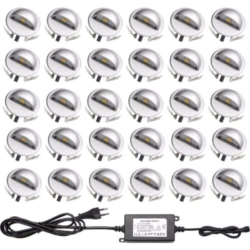 Led Step Light Outdoor Terrace Waterproofing Outdoor Decking Stair Well France Villa Led Inground Light 30pcs/set B106B-30